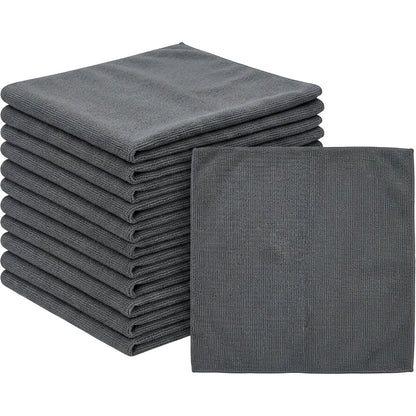 Velvr Wheel and Interior Detail Cloths Charcoal 12 x 12 in 12 Pack